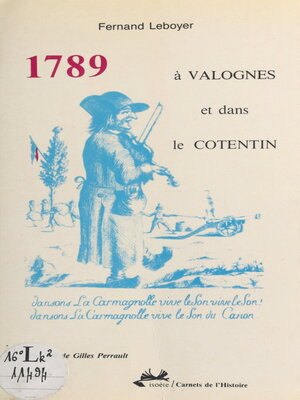 cover image of 1789 à Valognes et dans le Cotentin